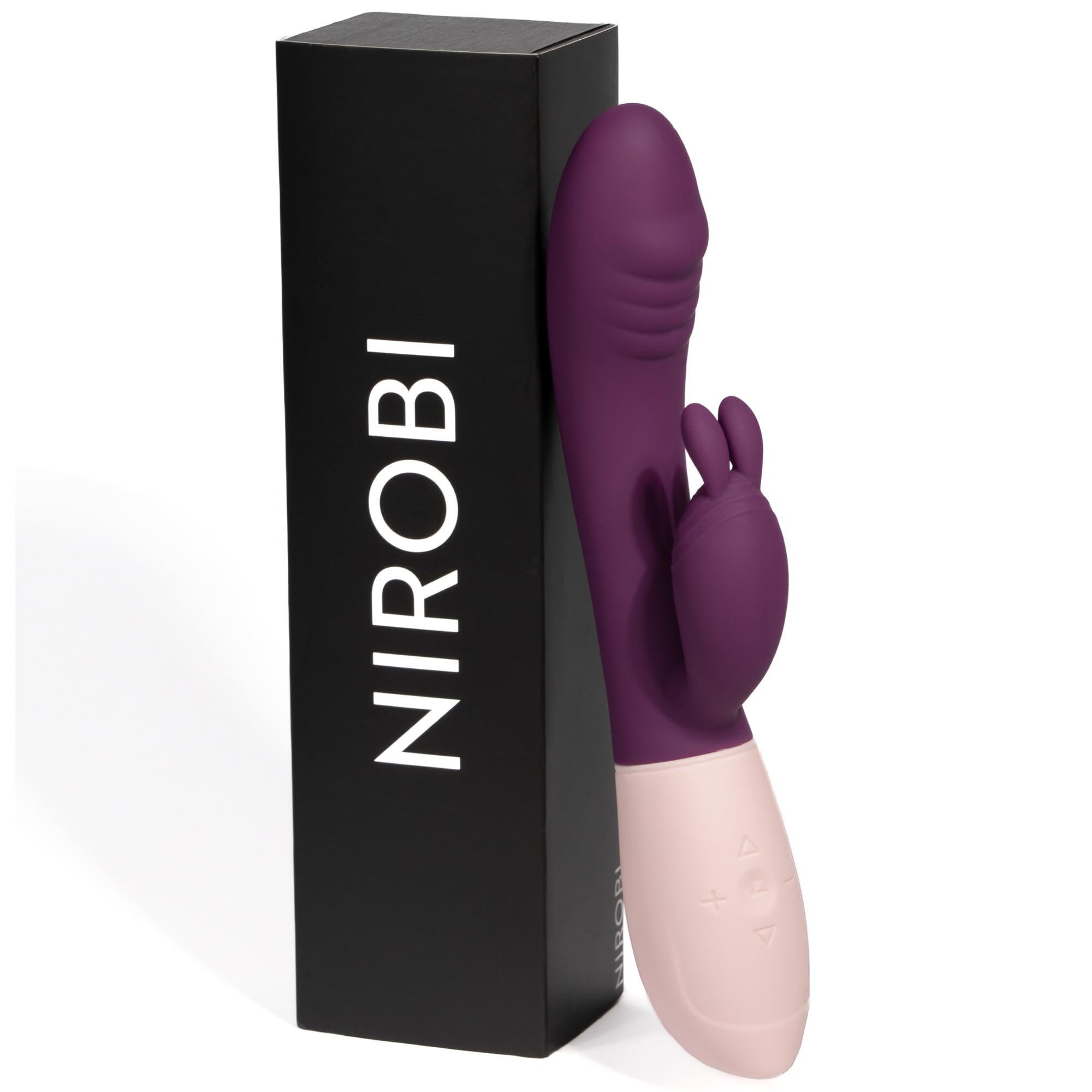 Nirobi Pro Rabbit Vibrator Massager for Women Dual Motors Bunny G-Spot and Clitoral Stimulator 10 Vibration Modes USB