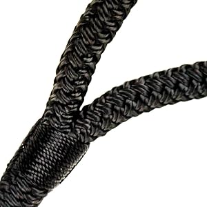 DC Cargo Mall Boat Dock Lines (4 Pack) 1/2 X 15' Double Braided Boat Ropes for Docking with 12" Eyelet. Marine Grade Nylon Material & Damage Resistant Line Fibers for Secure Docking