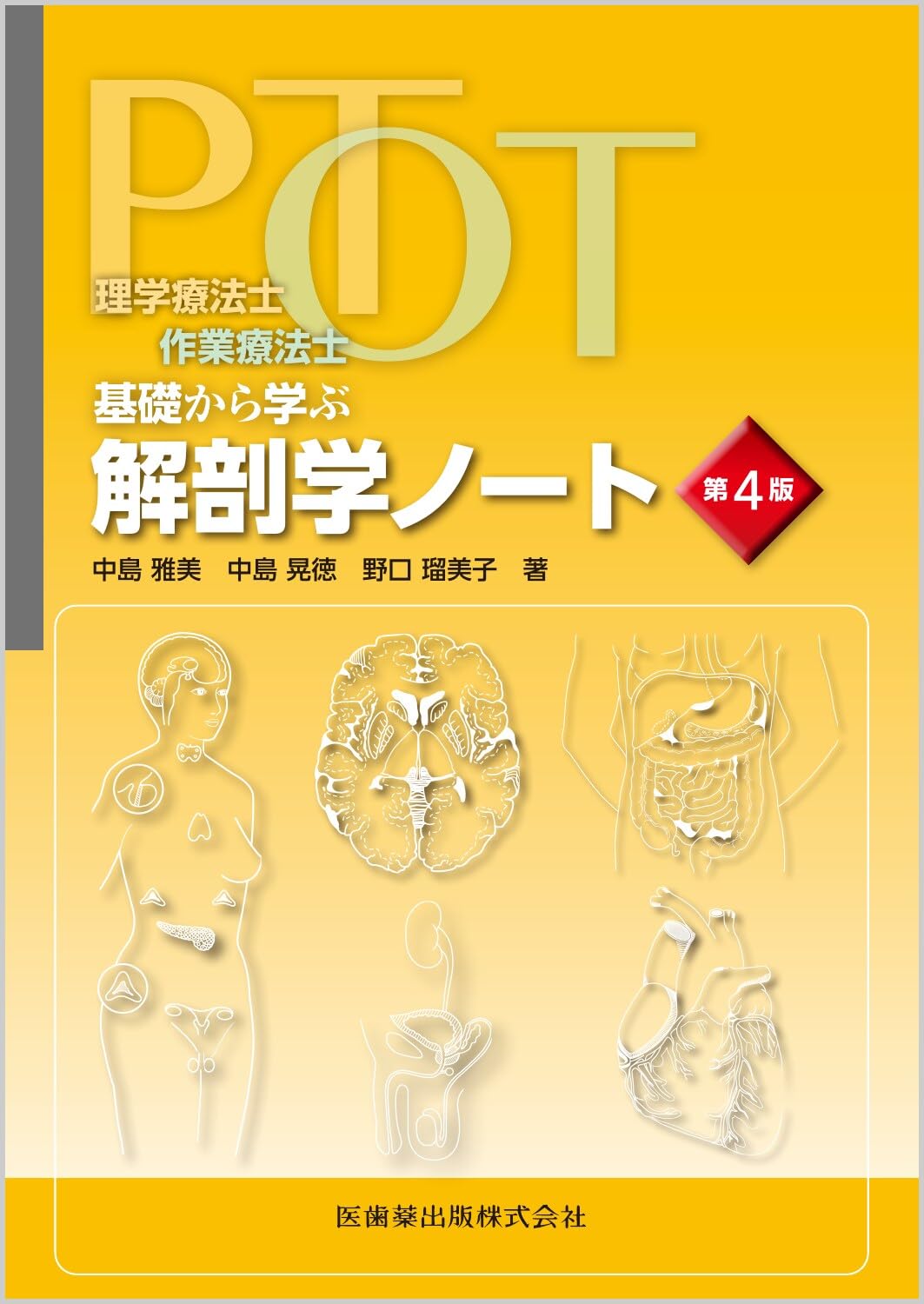 【本日まで】PT・OT 基礎から学ぶノート4冊セット＋理系のための基礎生物学 理学療法士・作業療法士 PT・OT基礎から学ぶ 解剖学ノート 第4版