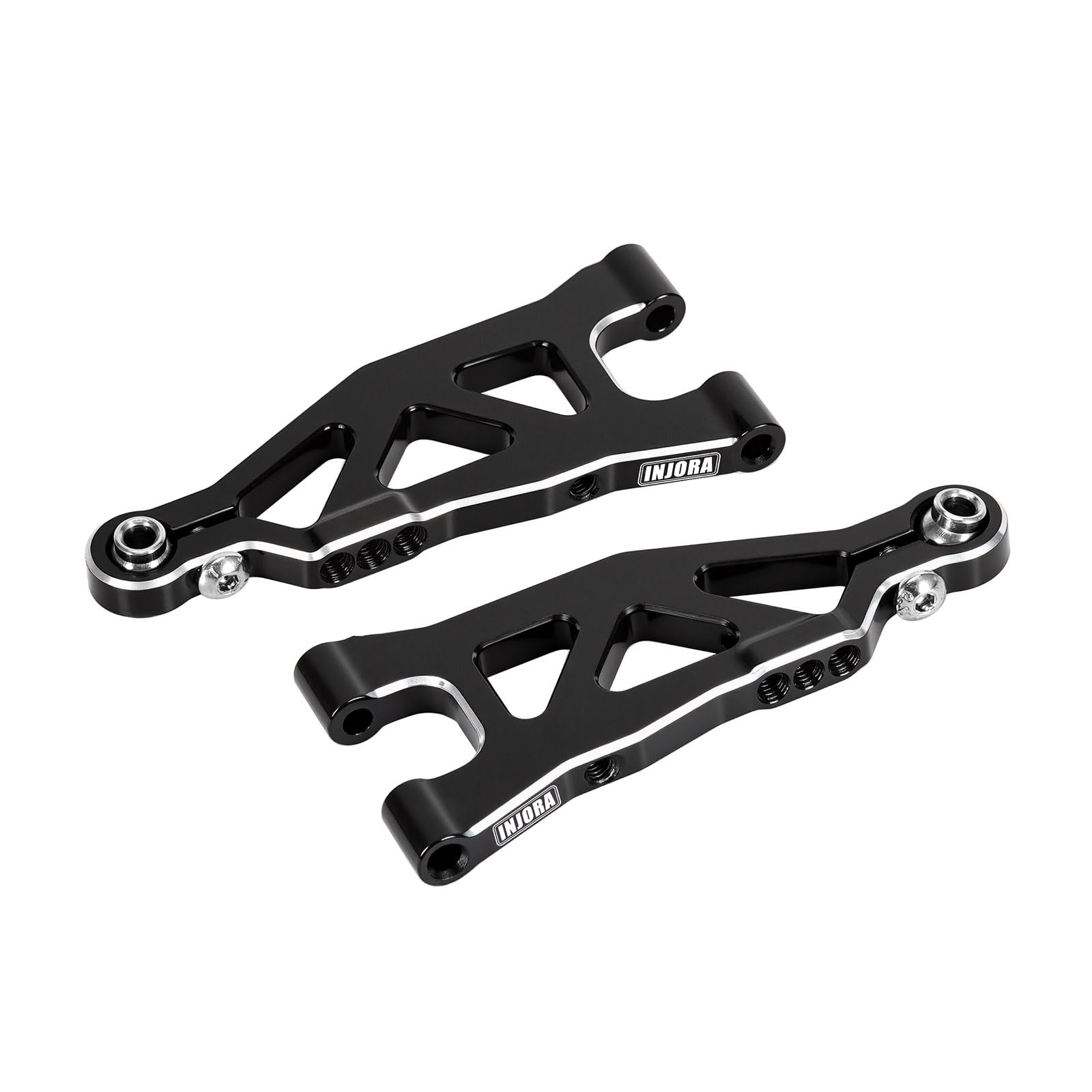 Photo 1 of INJORA Aluminum Front Lower Suspension Arms Replacement for 1/16 ARRMA Mojave GROM 1/12 Losi Nascar Upgrade