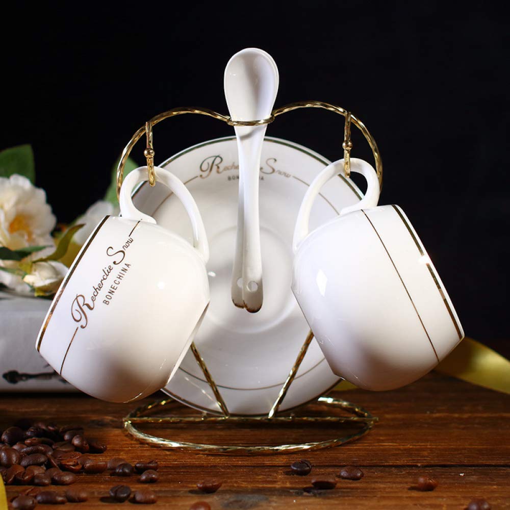 Ensemble de tasse à café en céramique pour éliminer le stress du matin au bureau