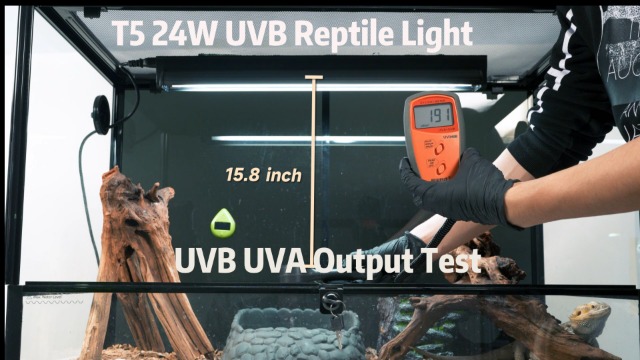 T5 UVB Reptile Light HO UVB Lighting Bulb 2 Pack, 10.0 24W UVB Light for Reptiles UVA UVB Desert Lamp Reptile Light Bar for Bearded Dragon Turtle Tank - image 8