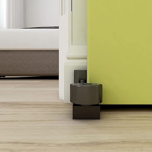 Miniatura 3 de Guía de suelo ajustable para puerta corredera de granero, diseño de dientes de sierra empotrados, súper suave y silencioso, fácil instalación,