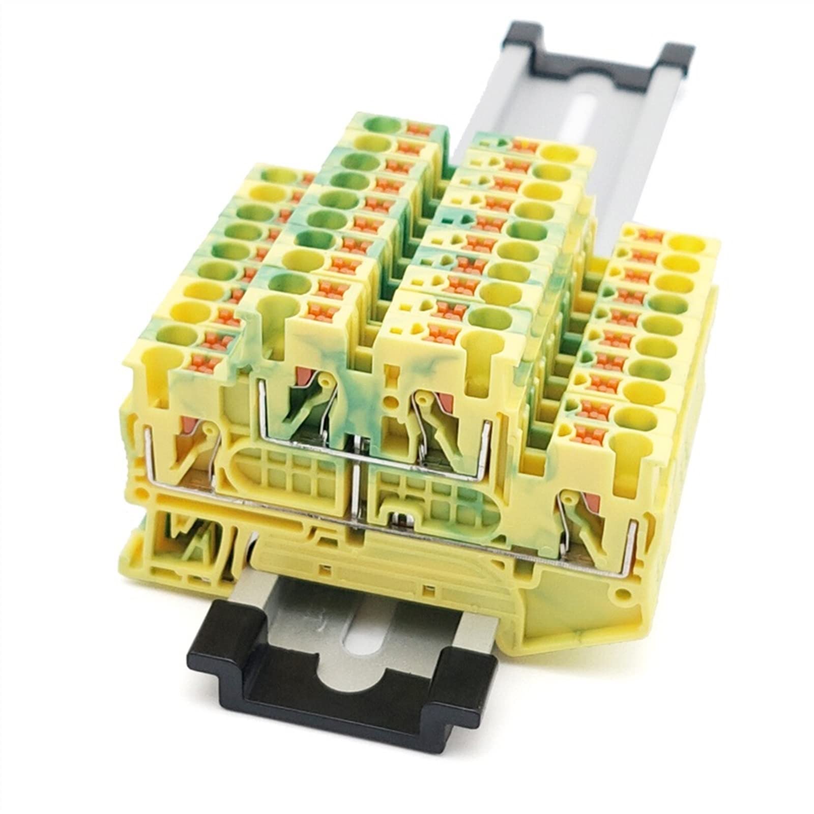PTTB 2.5-PE Bornier double niveau à connexion Push-in pour un câblage rapide