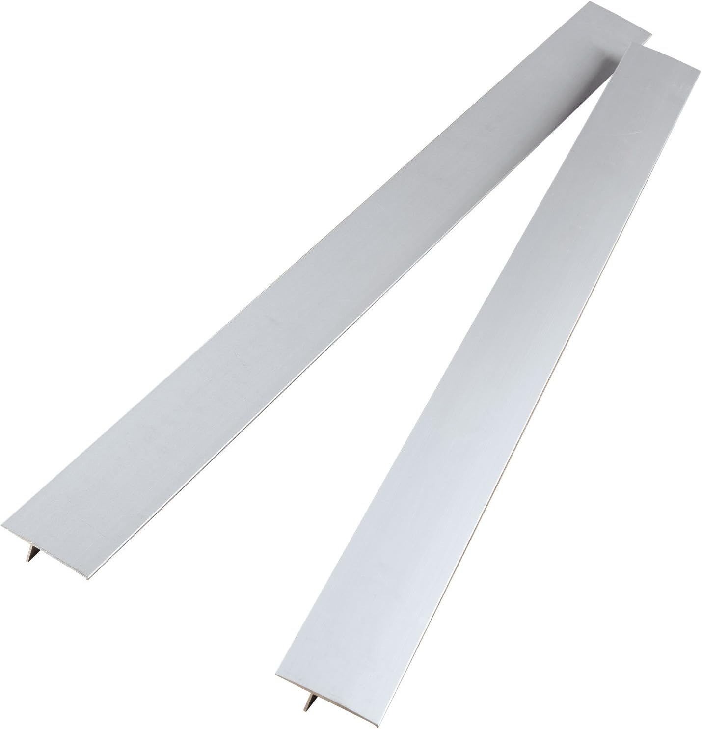 Gap Cap for Stovetops, Made of Durable Aluminum, Magnetic Strip For Secure Fit, Easy Removal For Cleaning, Adjustable - Measures 20 1/2" Long x 1 1/2" Wide, Set of 2