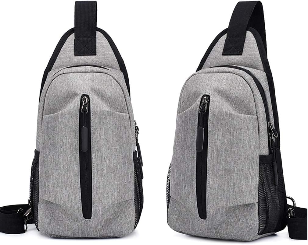 New Chest Bag Men's Messenger Bag Canvas Shoulder Bag Diagonal Chest Bag Casual Small Backpack Men