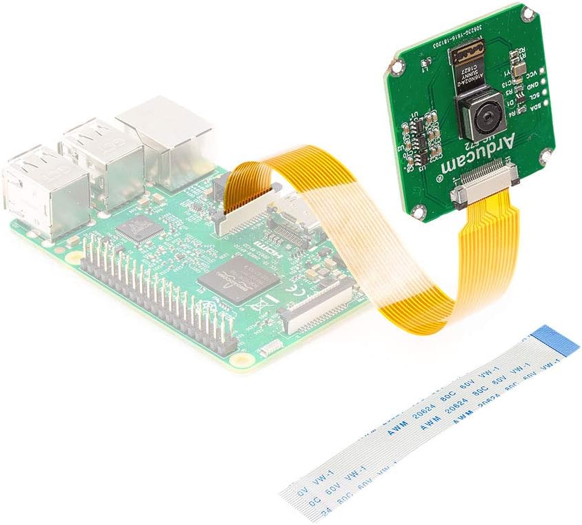 Arducam Camera for Raspberry Pi, 16MP IMX298 MIPI Camera Module, Plugged into Native MIPI CSI-2 Port on Raspberry Pi