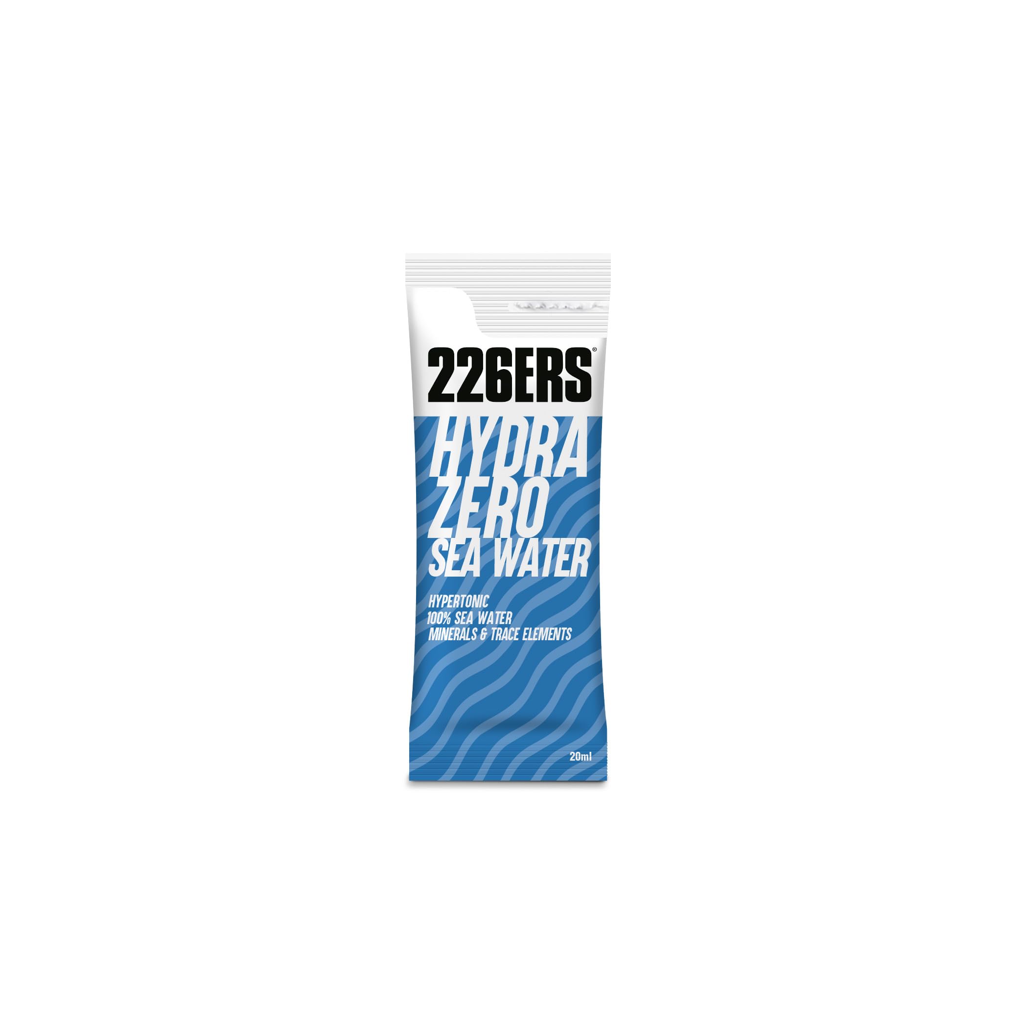 226ERS - Hydrazero Sea Water, Agua de Mar Isotónica, Hidratación para Deportistas, Minerales y Electrolitos Naturales, Recuperación de Sales, Vegano y sin Gluten, Pack 10 Unidades