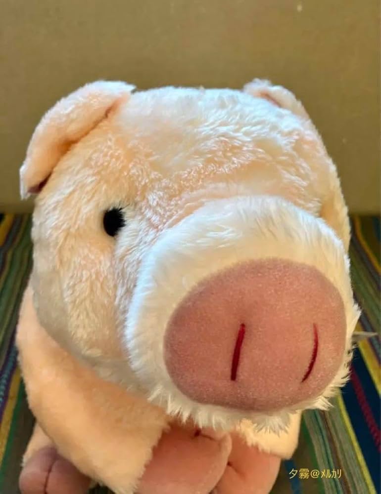 ブタのロージーブー（Ｍ） ぬいぐるみ、テディベア、名入れぬいぐるみ