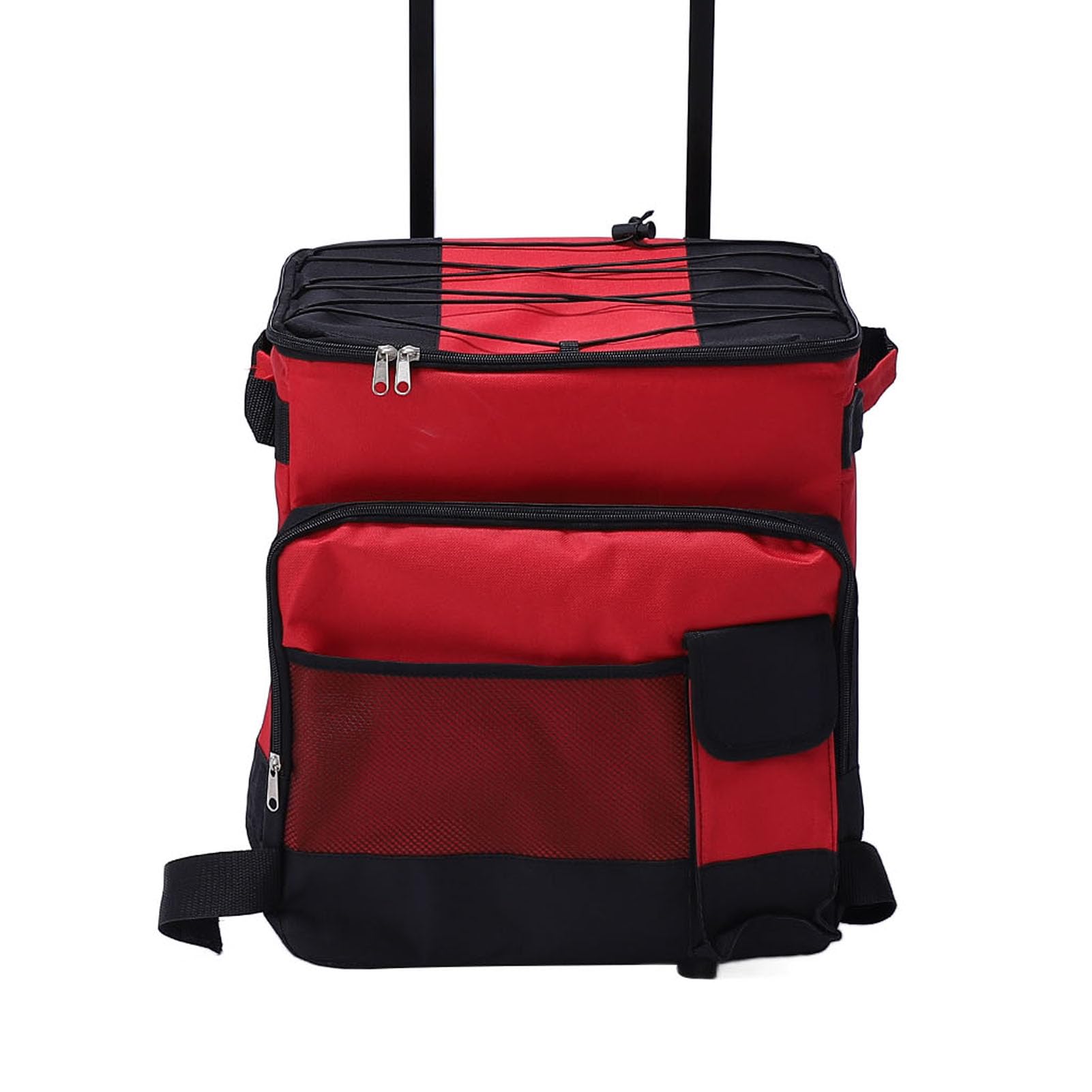 Chrees Nevera Rodante de 43L, Bolsa Aislante Impermeable a Prueba de Fugas con Ruedas Extraíbles, Plegable para Acampar, Picnic y Viajes