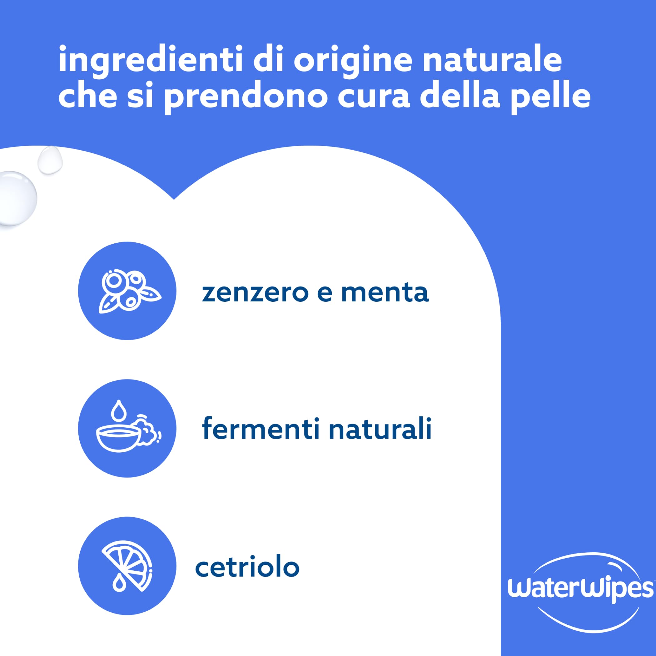 WaterWipes HydroCool Salviette Rinfrescanti XL per il Corpo, Effetto Raffreddante Istantaneo On-the-Go, Rimuove Sudore e Odori, Ideali per Palestra, Viaggi e Attività Outdoor, 8 Pezzi (1 Confezione)