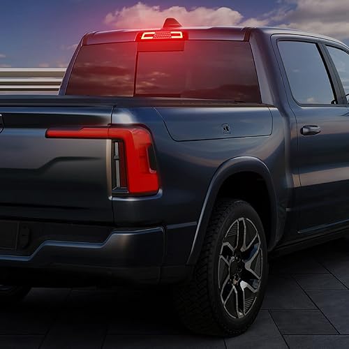Miniatura 6 de R&F Auto Tercera luz de freno LED de repuesto para RAM 1500 2019 2020 2021 2022 2023 Luces de carga de techo de camioneta de montaje alto con juntas