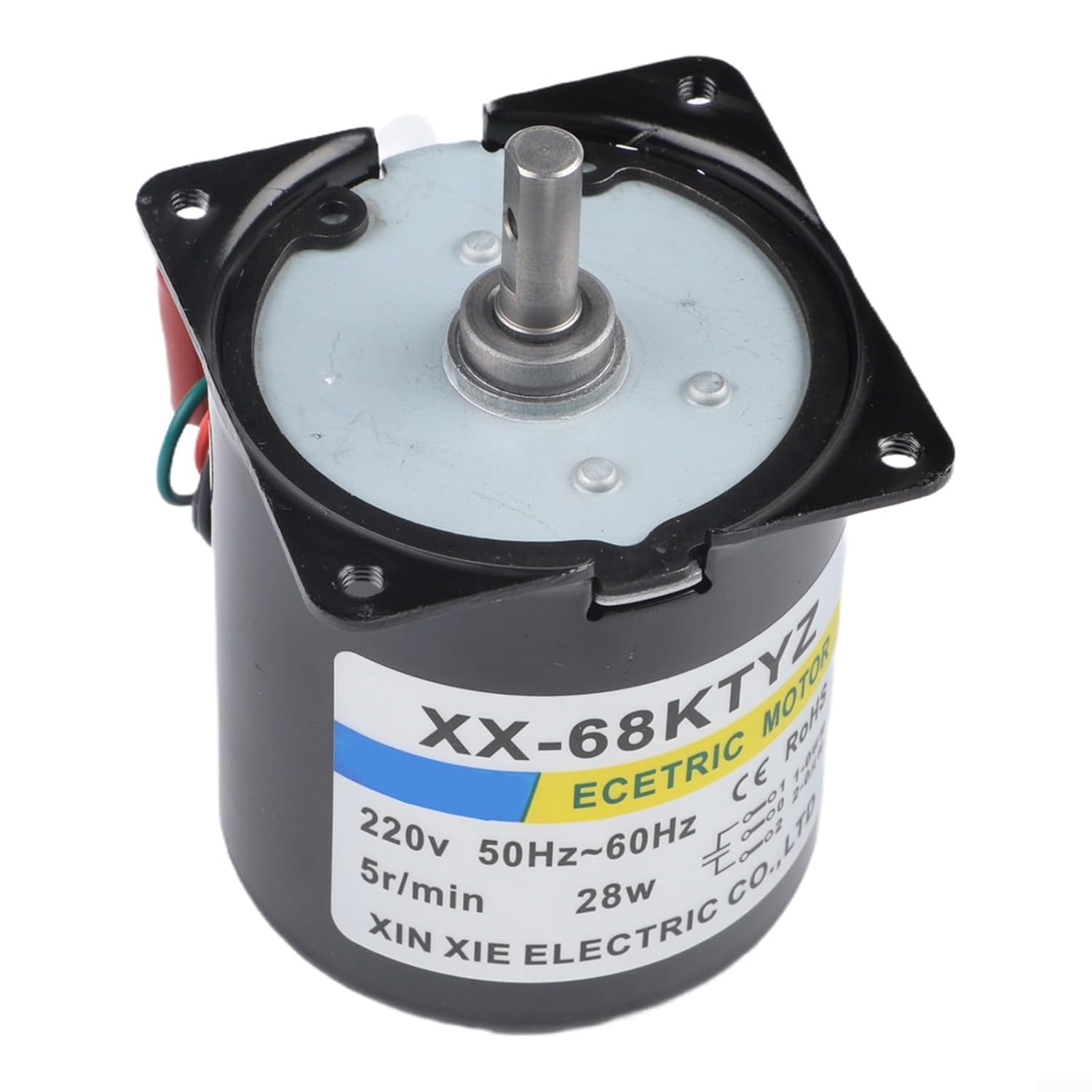 Convenient and Easy to Use 220V Permanent Magnet Synchronous Gear Motor 68ktyz 68 Ktyz 5 RPM 110 RPM for Home and Office Use(5 RPM)