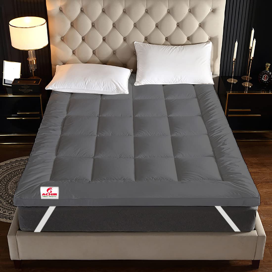 Buy ACHIR 500 GSM Super Soft Microfiber Mattress Topper/Padding for