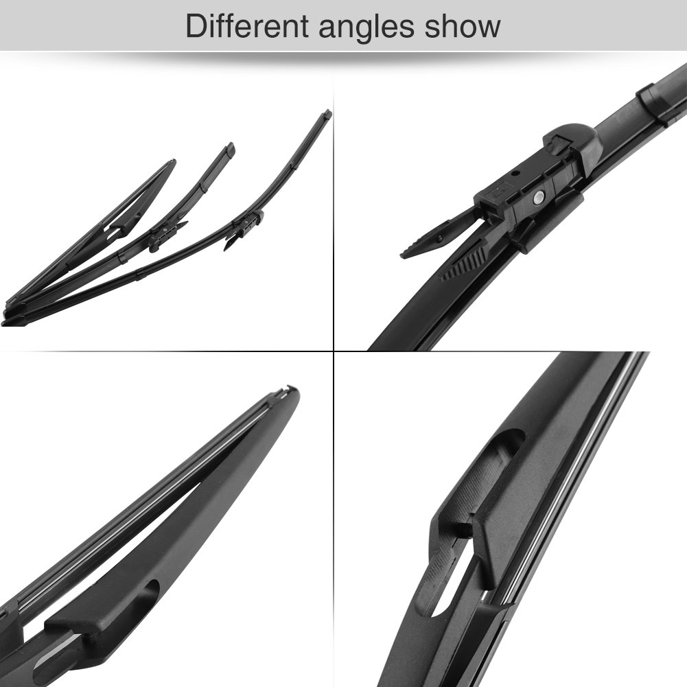escobillas limpiaparabrisas Frente del coche Rear Window parabrisas limpiaparabrisas para Nissan Qashqai 2007-2013