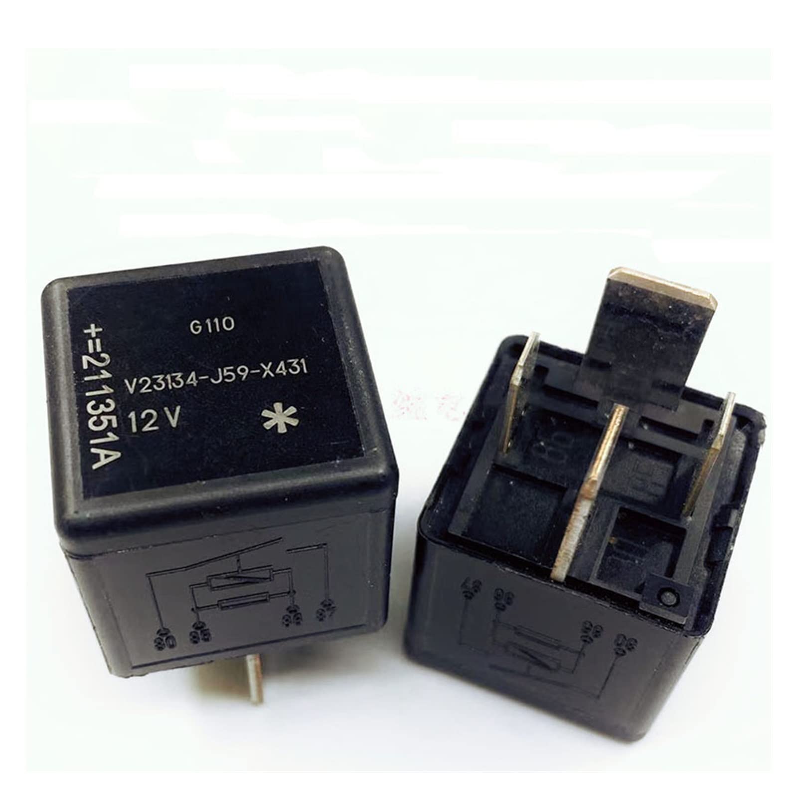 Relais 12V V23134-J59-X431 AMAZWI à 4 broches pour commutation stable