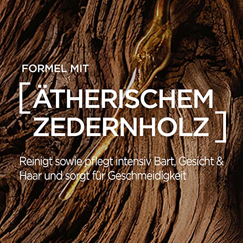 Foto von L'Oréal Men Expert Bartpflege Set mit Bartöl und Bartshampoo, Barber Club Herren Bartpflege Geschenkset, 1 x 230 ml