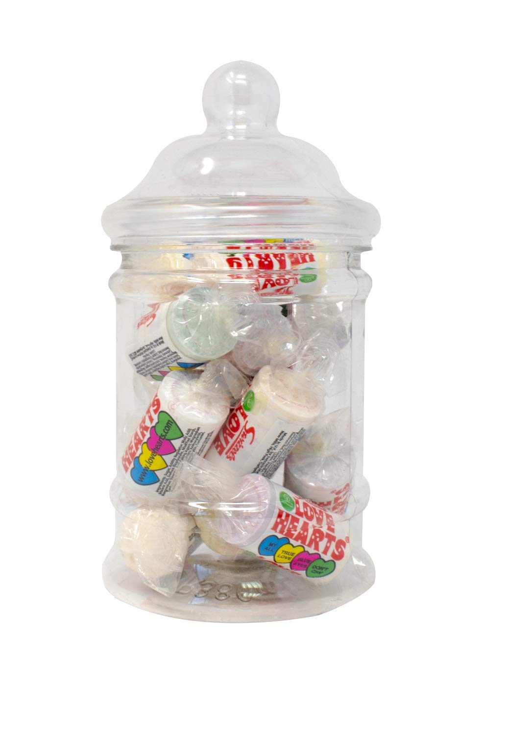 Pick N Mix Candy Buffet Party Victorian Style Clear Plastic Sweet Jar Holder 15cm Tall 380ml
