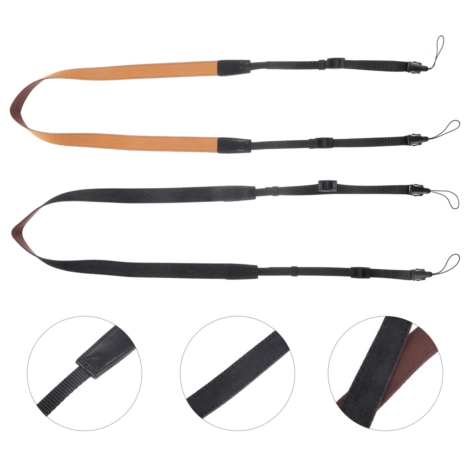 Housoutil 4 Pezzi Cinghia Della Fotocamera Mens Cordino Cinghia Di Spalla Della Macchina Fotografica Mini Cinghia Della Macchina Fotografica Cordini Neri Cinghia Da Polso Della Fotocamera