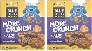 Amazon : Blue Dog Bakery Natural Dog Treats, More Crunch Large