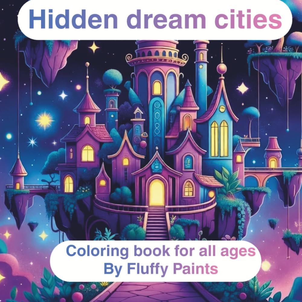 Hidden dream cities: Coloring book for all ages