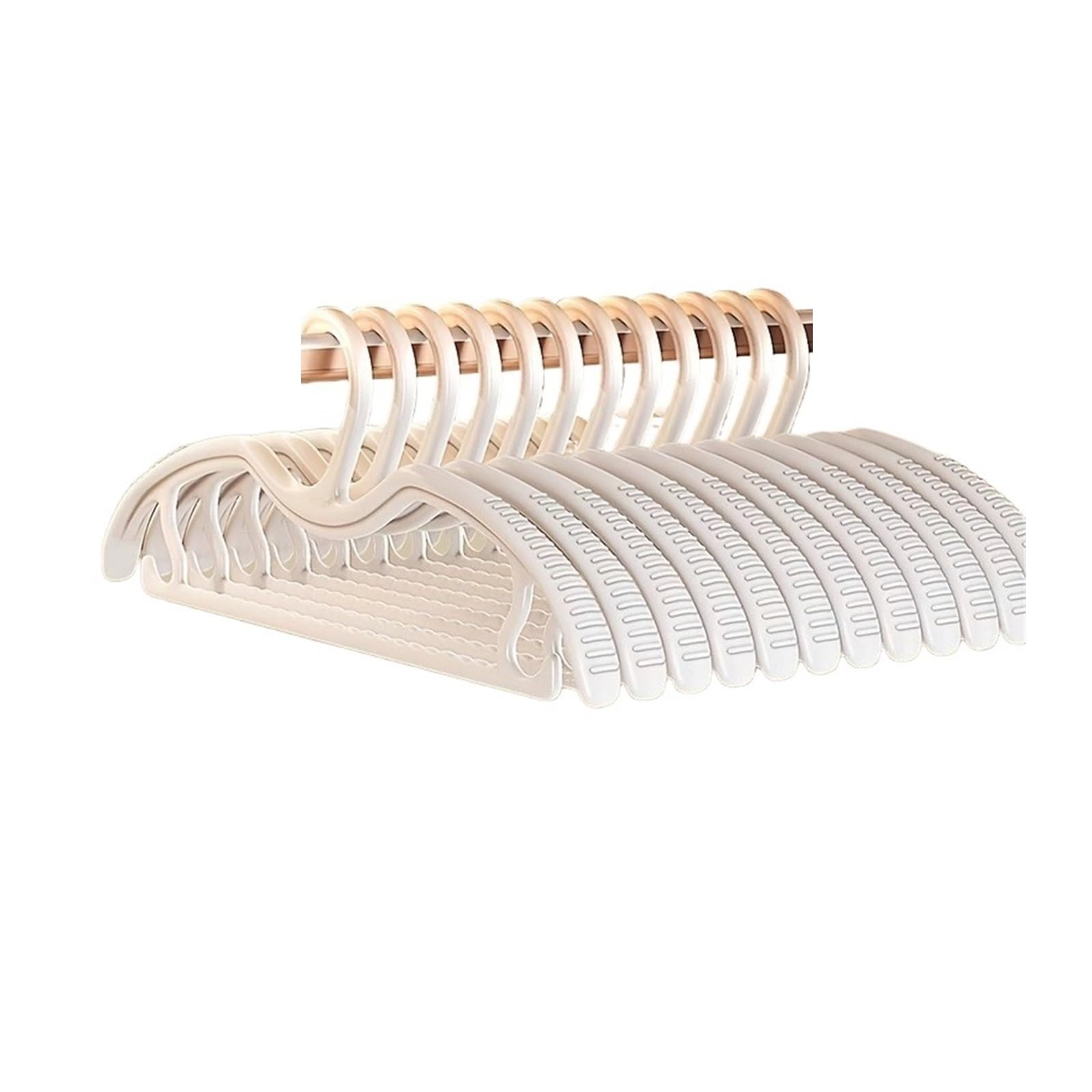 5/15/25/35pcs Wide Shoulder Hangers, Sace Saving Closet Home Dorm Wardrobe(5pcs white)