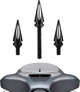 Motorcycle Windshield Bolts, Black Fairing Bolts Windscreen Screws Compatible with Touring Models Street Glide Windshield Bolts (Street Glide 2014-2023)