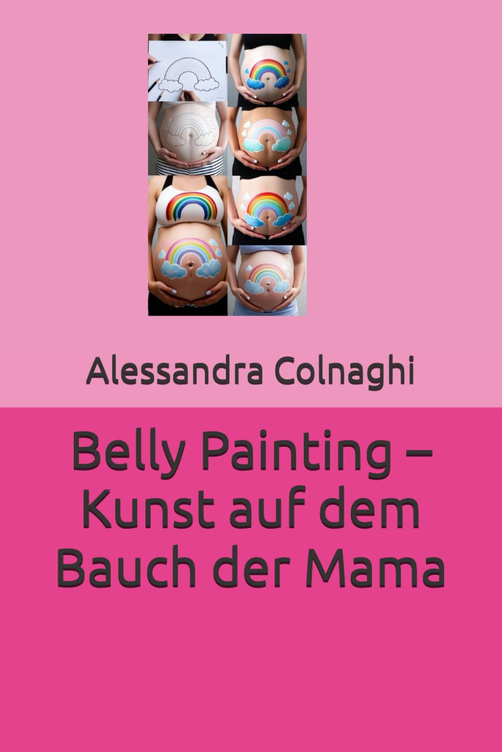 Belly painting à la maison activité détente pour femme enceinte