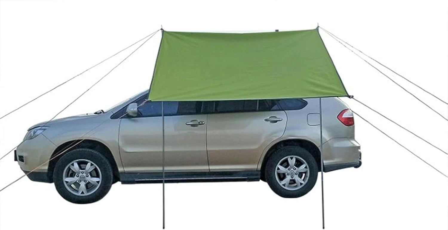 Car Side Awning Room, SUV Tailgate Tent, Vehicle Awning Room, Ideal for Camping, Road Trips, Outdoor Trips, Travel, Expedition, RV, Camper, 4x4 and SUV, Complete Car Awning (Color : Black, Size : 30