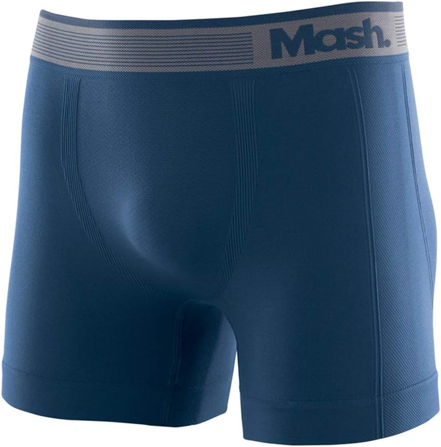 Cueca Boxer Mash Sem Costura Poliamida Toque Gelado Box Masculina