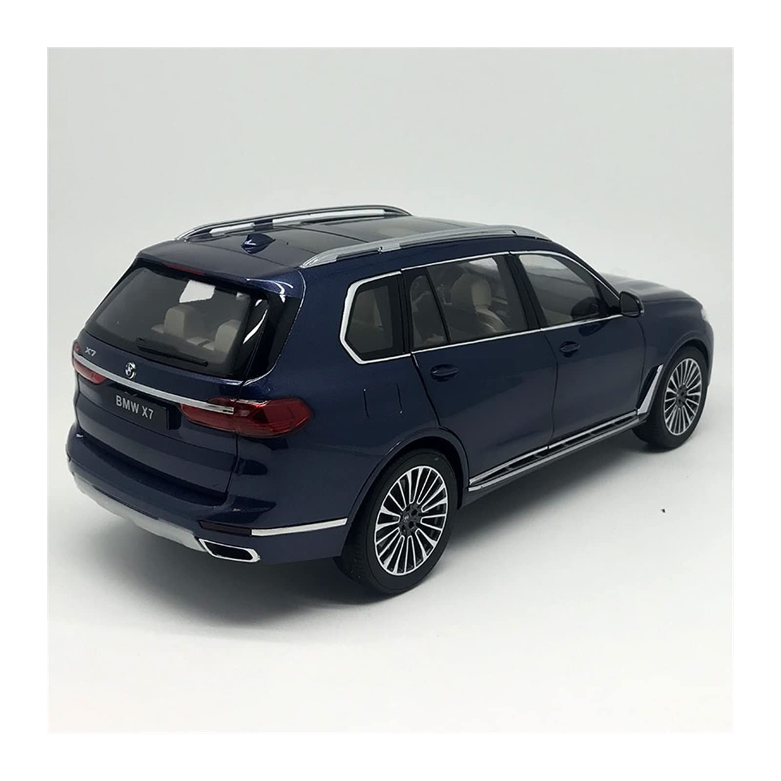 Amazon | ミニカー 1 18 Bmw X7 車モデル 2019 ブルー車のドアを開ける
