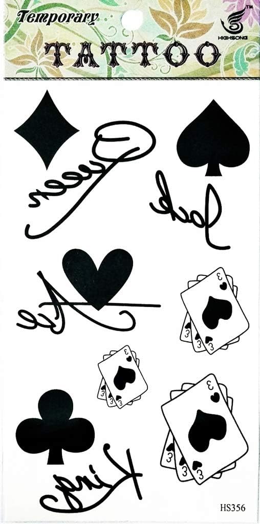 PP TATTOO 1 Sheet ABC letters English Alphabet School letters Temporary Tattoo for Women Girl Fake Tattoos Body Art Arm Jewelry Waterproof Tattoos Stickers Tattoos : Beauty & Personal Care