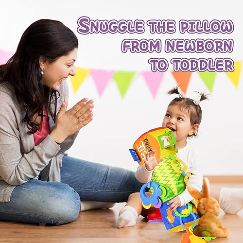 Miniatura 9 de Juguetes de almohada para bebés de 3 a 6 meses, recién nacido de 2 a 3 meses de edad, juguetes de desarrollo de almohada, juguetes para bebés de 2,