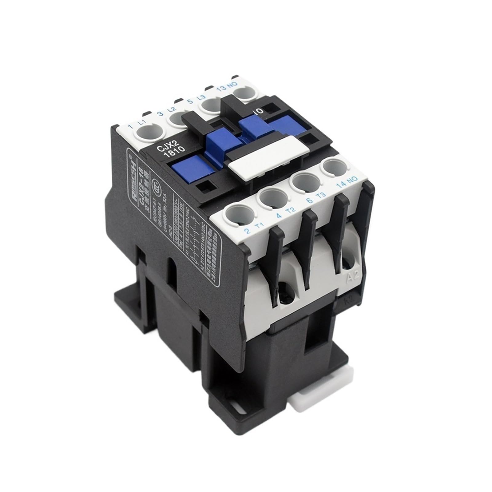 Contacteur AC 18A 3P CJX2-1810 relais inverseur triphasé rail DIN bobine 380V