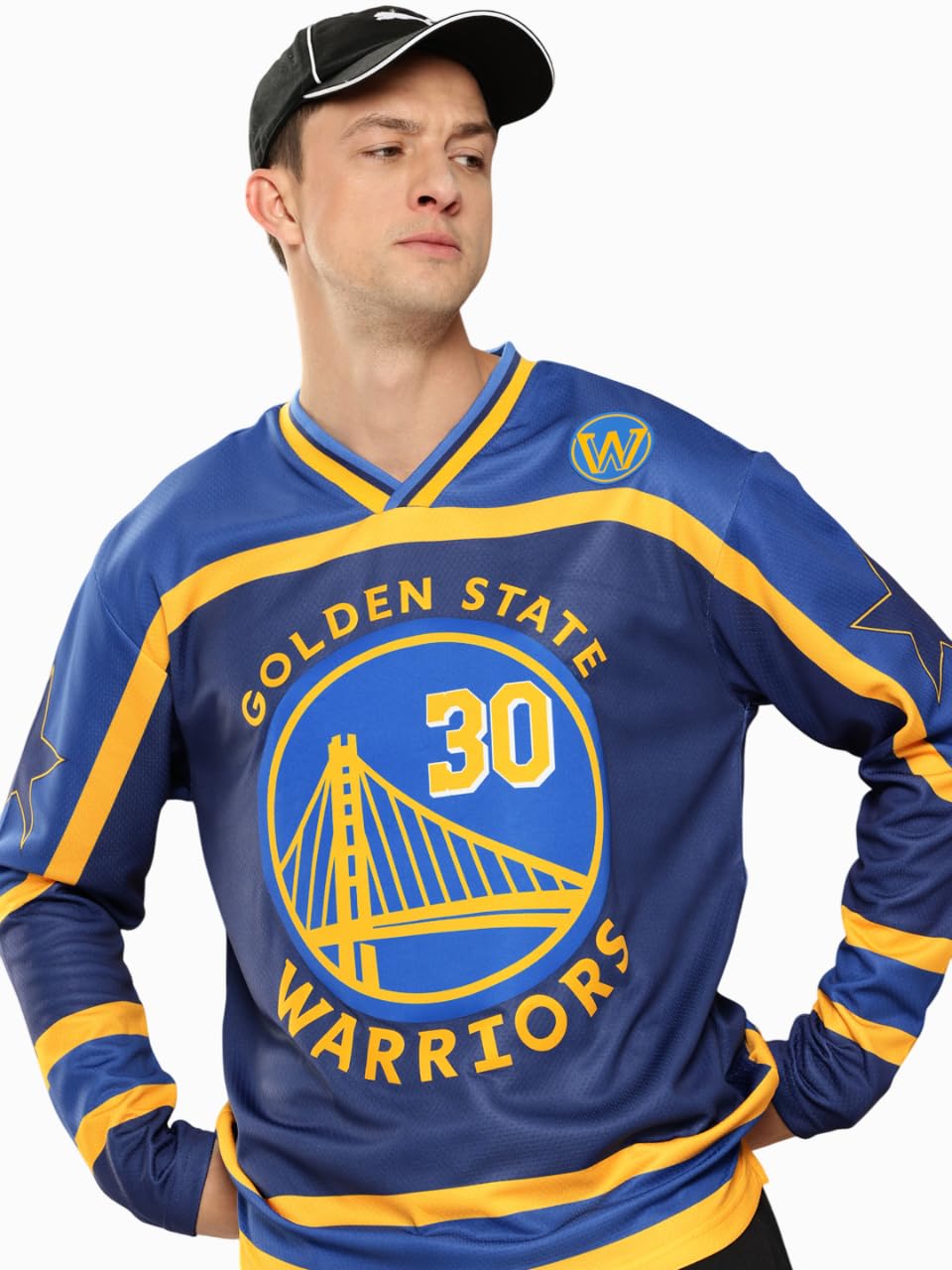 Shop The Arena: Steph Curry Full Sleeve Oversized Hockey Tee-picture-24