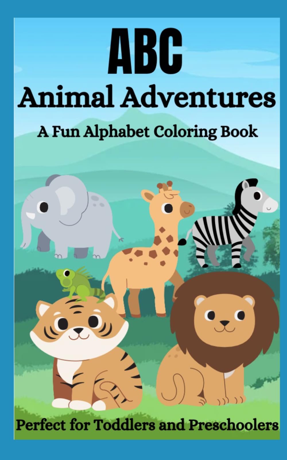ABC Animal Adventures: A Fun Alphabet Coloring Book
