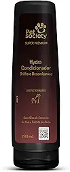 Pet Society Super Premium Condicionador Brilho e Desembaraço Para Cães e Gatos - 290 mL