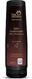 Pet Society Super Premium Condicionador Brilho e Desembaraço Para Cães e Gatos - 290 mL