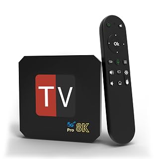Streaming Stick PRO Smart TV, TV Box, Supports 8K Resolution, Equipped with Dual WiFi and Bluetooth 5.0 Technology - Amazon product rated Grade A