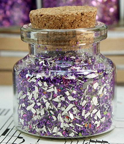 Purple Set Of Corked Jars - 311-M-0606 #TOP5