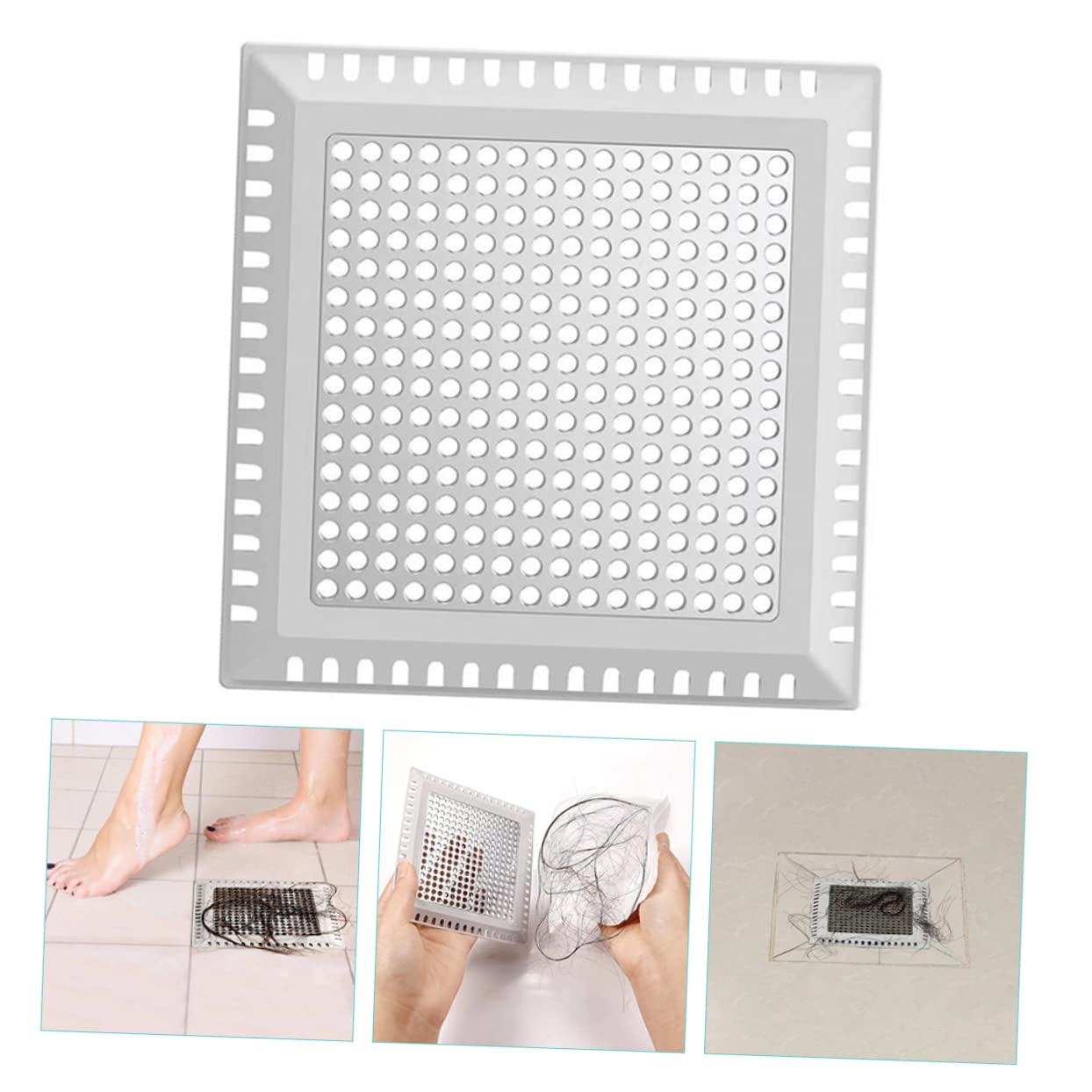 SHINEOFI 5 Stück Abflusssieb Haarsieb für Waschbecken und Bad Effektiver Abflussfilter für Schnelles Entwässern Einfache Installation und Geruchsvermeidung für Badezimmer