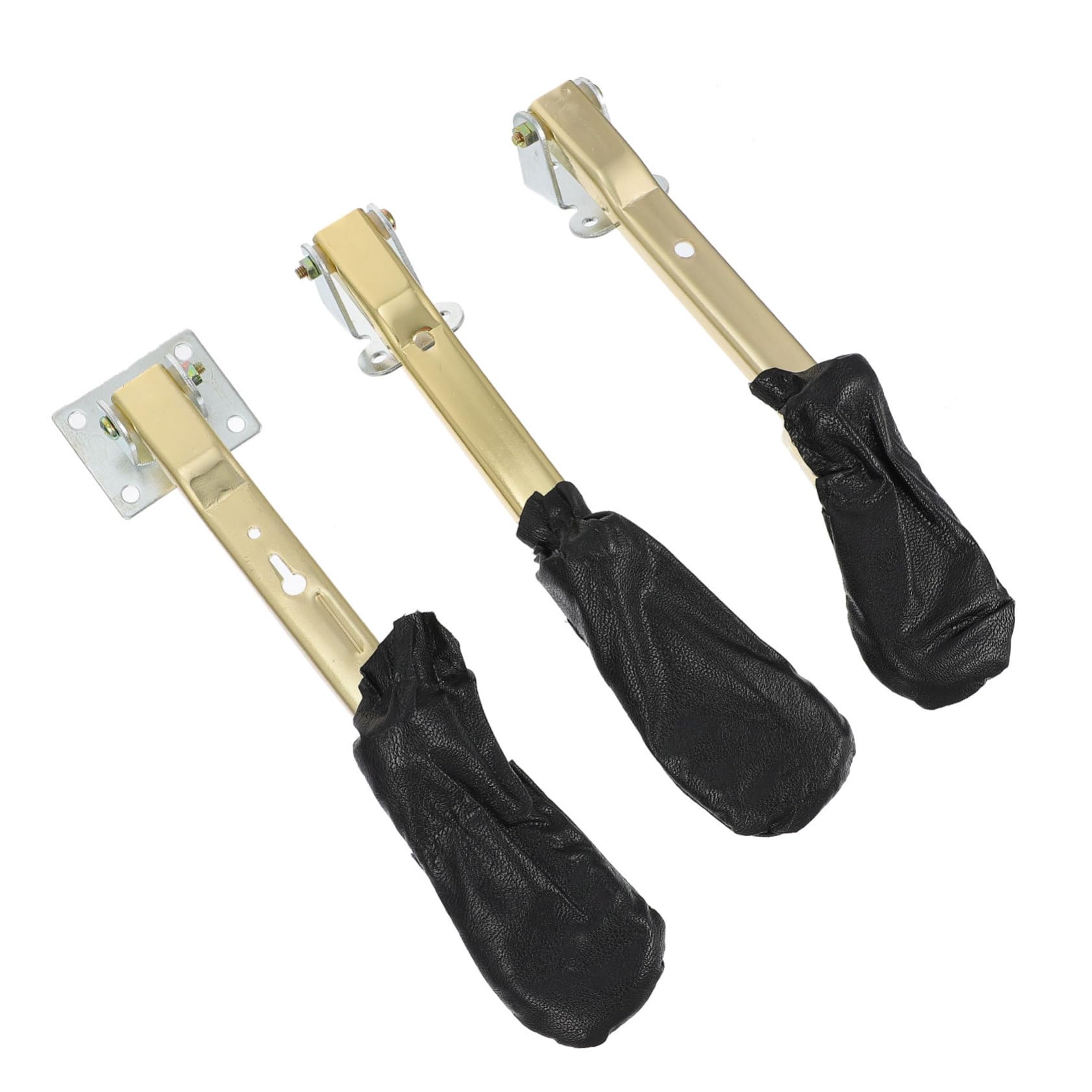 Pedales para Piano Vertical Metálicos Dorados 3 Piezas