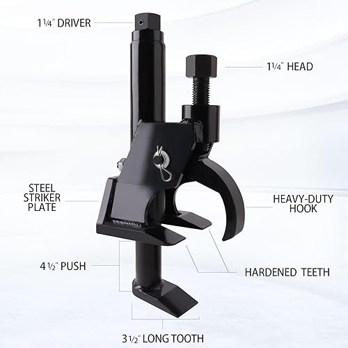 Miniatura 4 de Rompedor manual de cuentas de neumáticos, martillo ajustable para operación de neumáticos de 38 y 42 pulgadas, ATV, carrito de golf, tractores,
