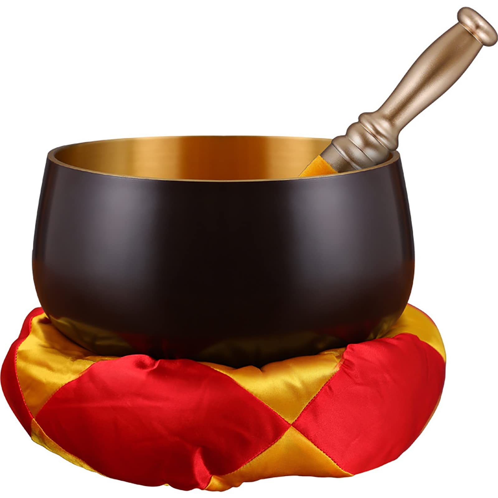 SBCGFY Tibetan Singing Bowl Set, Easy To Play for Beginners, Authentic Handcrafted Buddhist Chanting Bowl, Ideal for Yoga Meditation and Sound Healing,
