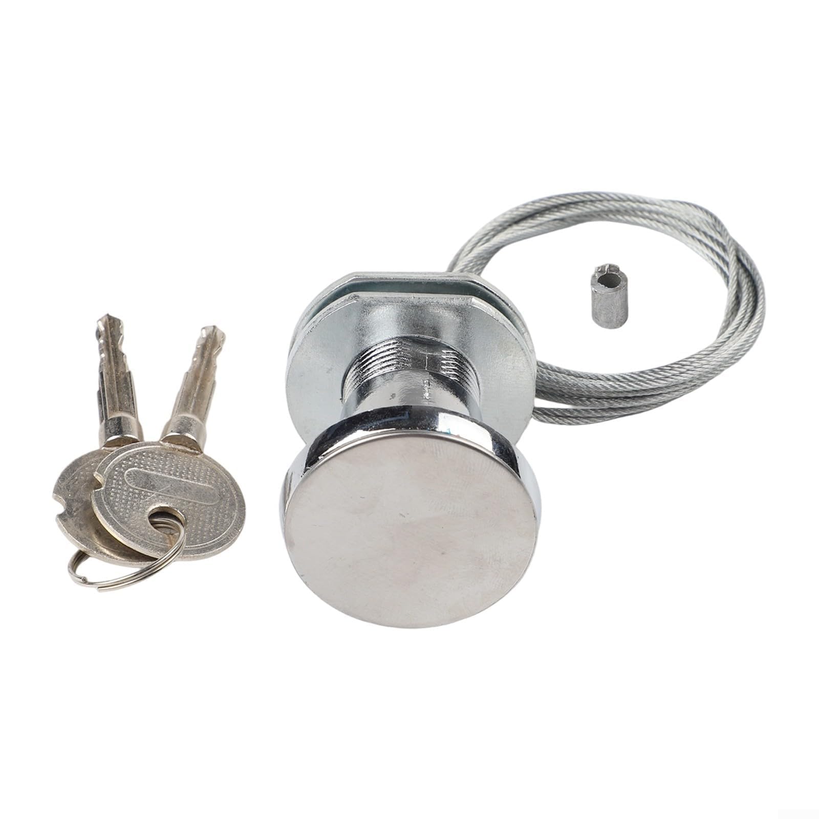 Kit di blocco per porta del garage con chiave, meccanismo a sgancio rapido per sostituzione manuale, compatibilità, struttura in filo di acciaio