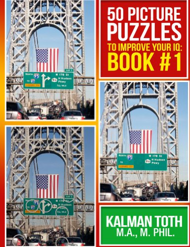 50 Picture Puzzles to Improve Your IQ: Book #1 (COLOR PICTURE PUZZLE) (English Edition)