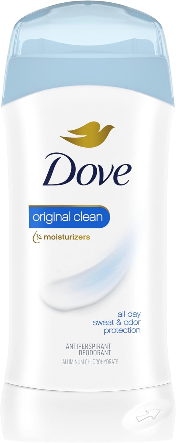 Dove Terlemeyi Önleyici Deodorant, Orijinal Temiz, 2,6 oz