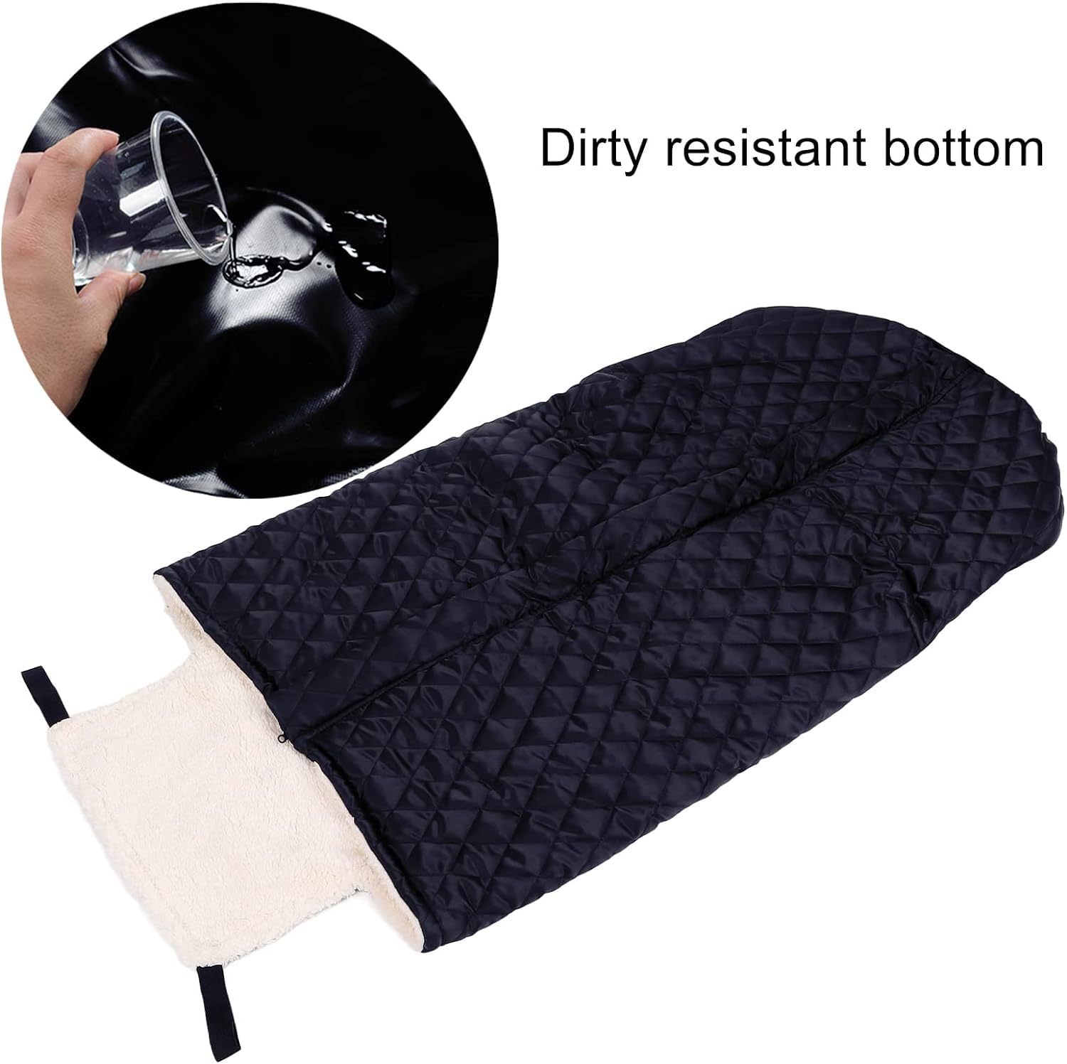 JCAKES Manta para Silla de Ruedas Manta térmica Engrosada for Silla de Ruedas, Manta Envuelta en Lana for Silla de Ruedas for Pacientes con Movilidad Limitada o Ancianos Cálido (Color : Noir)