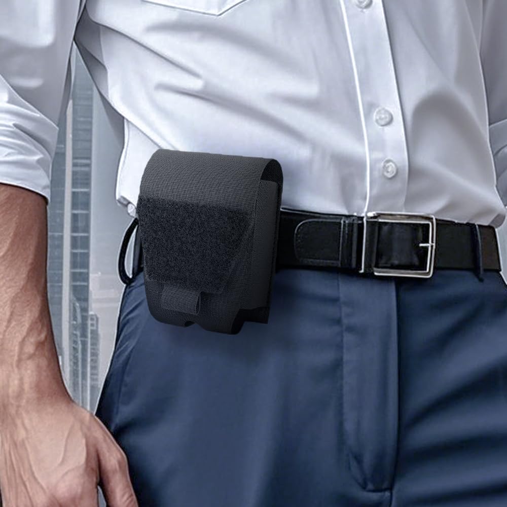 Étui Menottes Self-Adhesive - Pochette Porte-Menottes Tactique Étanche Pour Ceinture De Service