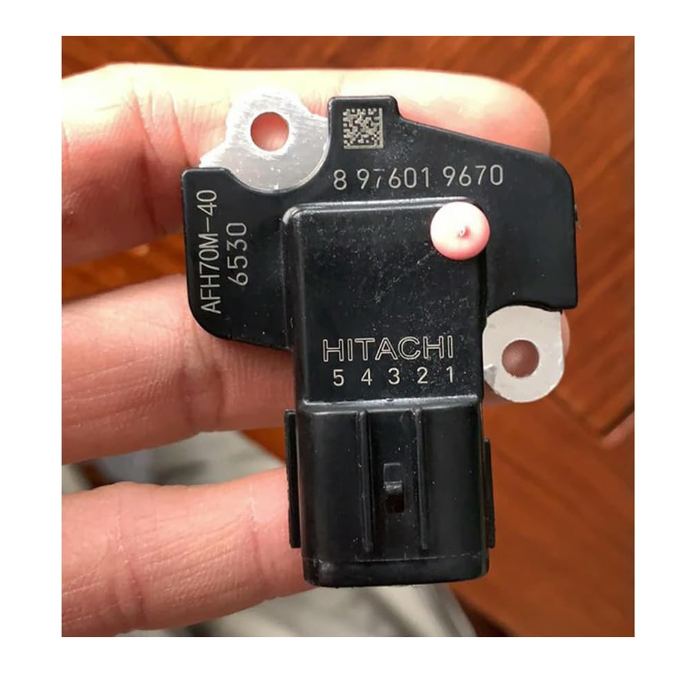 Oulesh Débitmètre de Masse d'air pour Isuzu NPR NPR-HD Nqr Nrr 4hk1 2005-2010, capteur de débit d'air massique MAF 8-97601-9670/8976019670